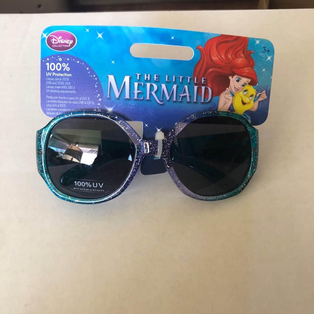 Disney Kids Glitter Sunglasses - Teal & Purple